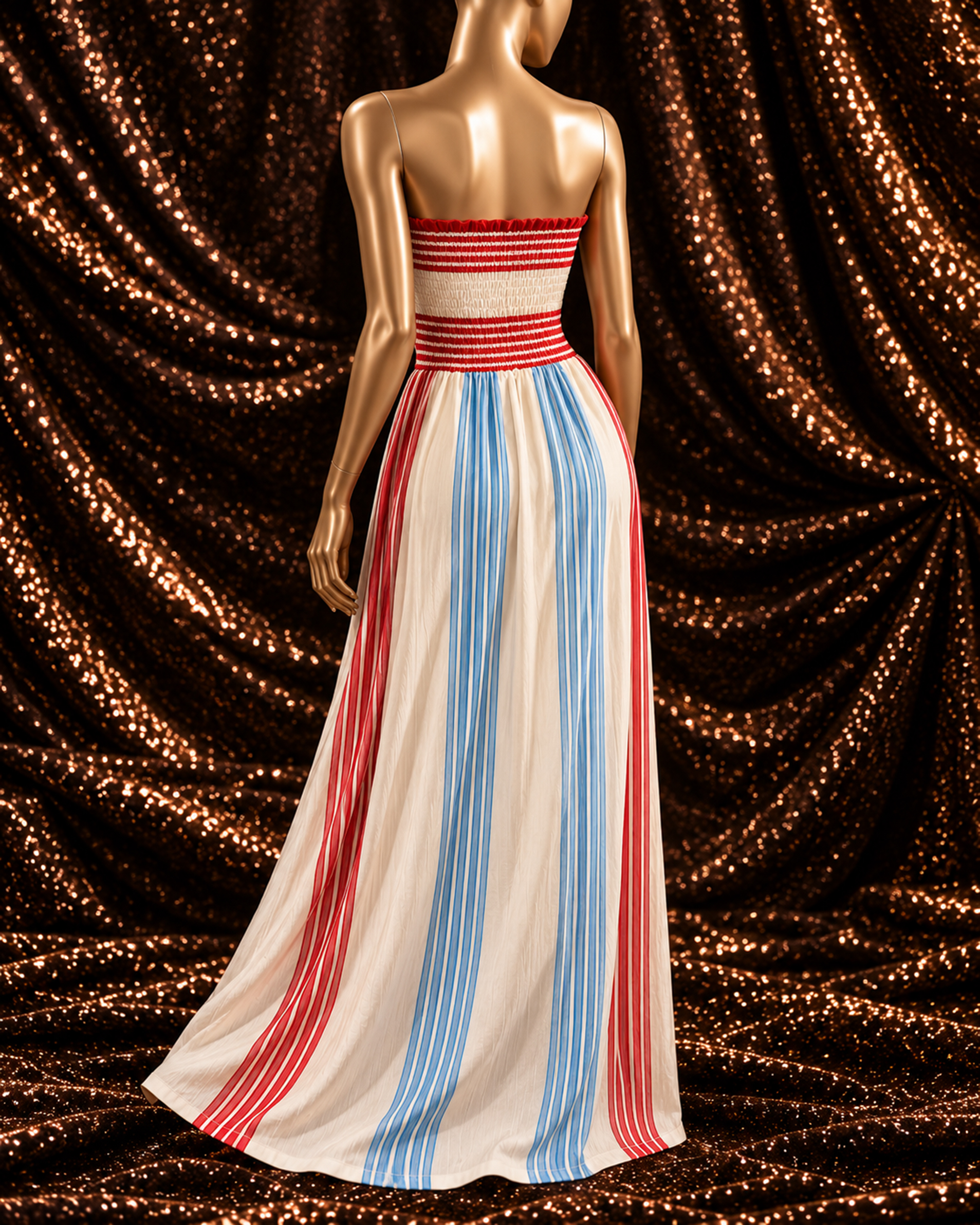 The Maris Striped Maxi Dress thumbnail 2